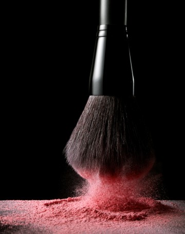 Blush Powder Brush, cosmetics photography by Rich Begany