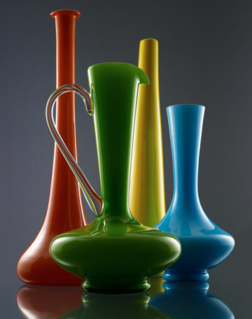 Multi Vases gray, objects, photography by Rich Begany