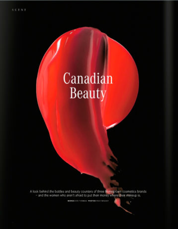 Canadian Beauty- tearsheets, photography by Rich Begany