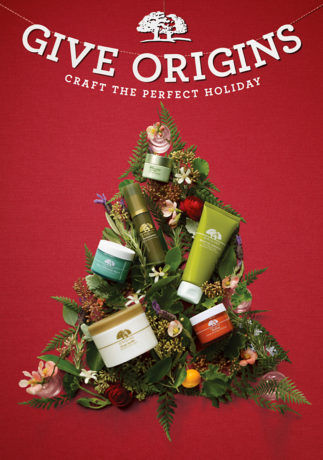 Origins Holiday 2014 Tree Icon- skincare photography by Rich Begany
