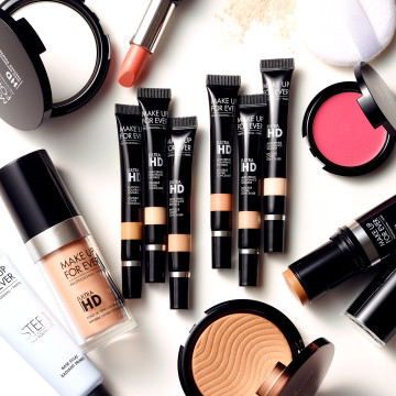 HD Concealer And Friends, cosmetic photography by Rich Begany