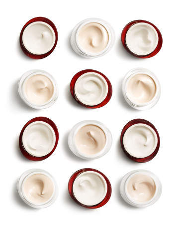 Cream Jar Swirls, skincare product photography by Rich Begany