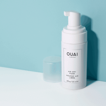 OUAI air dry foam, product photography by Rich Begany